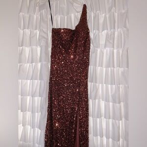 Windsor sequin copper dress / prom dress